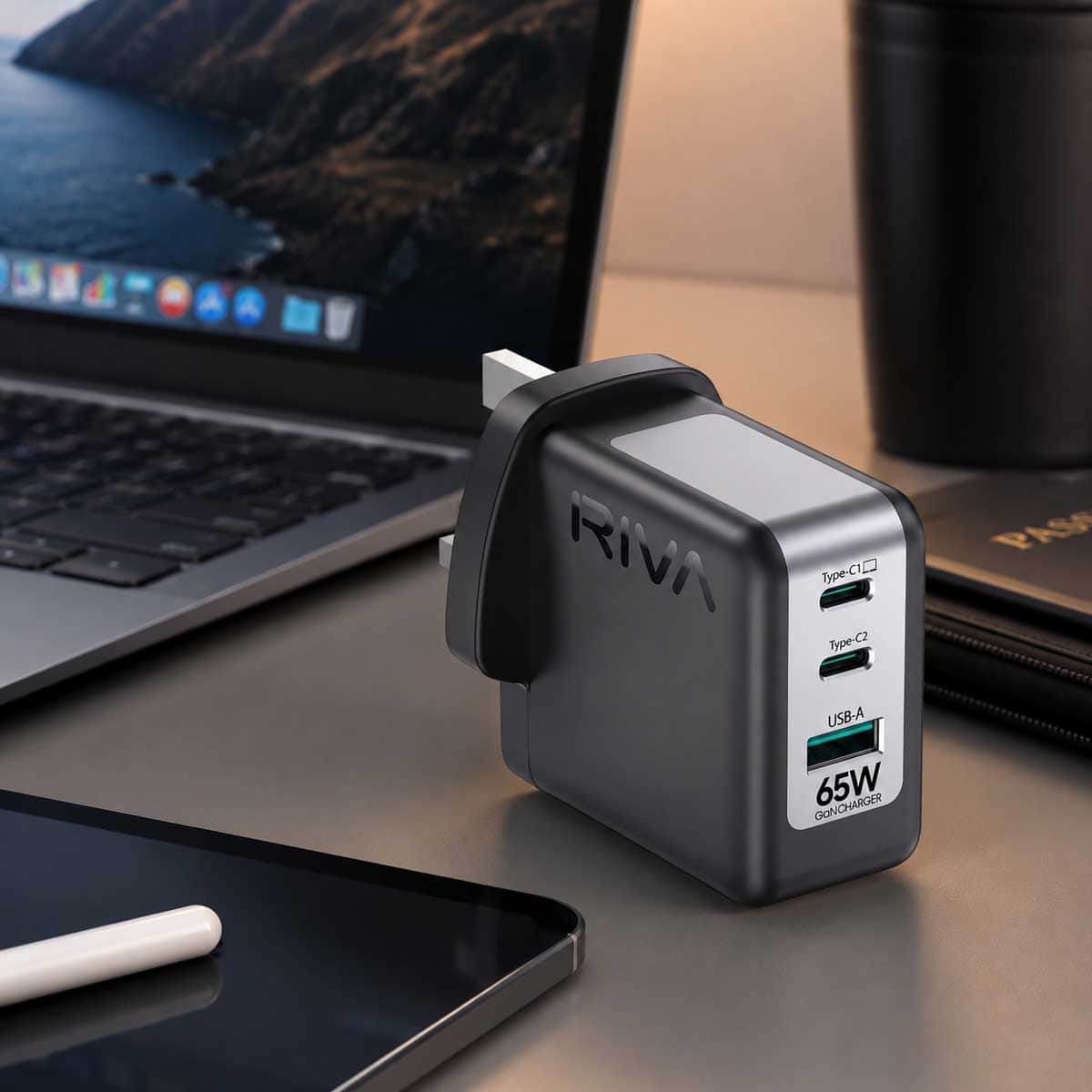 Riva RV1-C70 65W Wall Charger