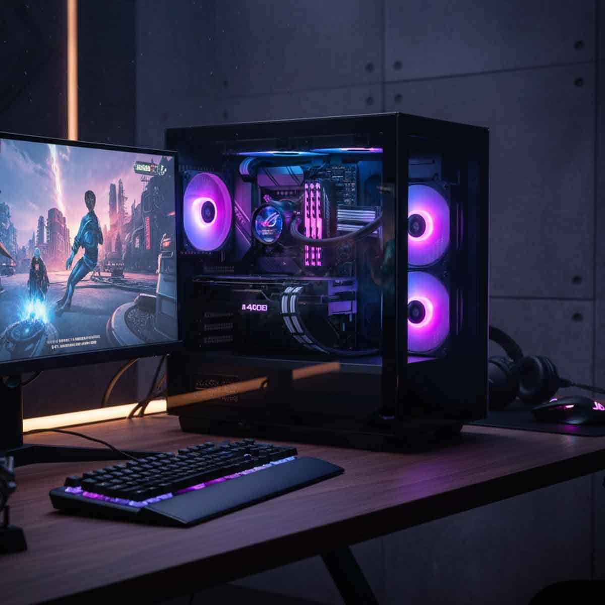 ASUS ROG Black Strix LC 360 ARGB LCD Liquid CPU Cooler