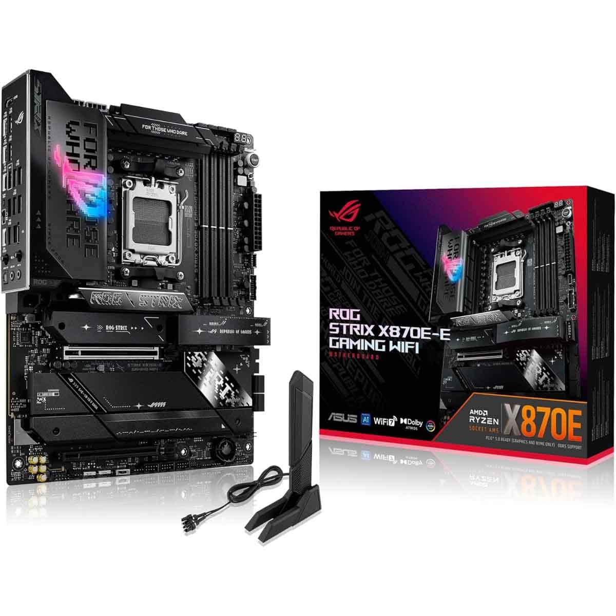 أسوس روج ستريكس X870E-E واي فاي لوحة أم للألعاب