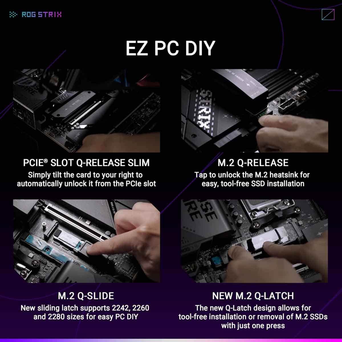 أسوس روج ستريكس X870E-E واي فاي لوحة أم للألعاب