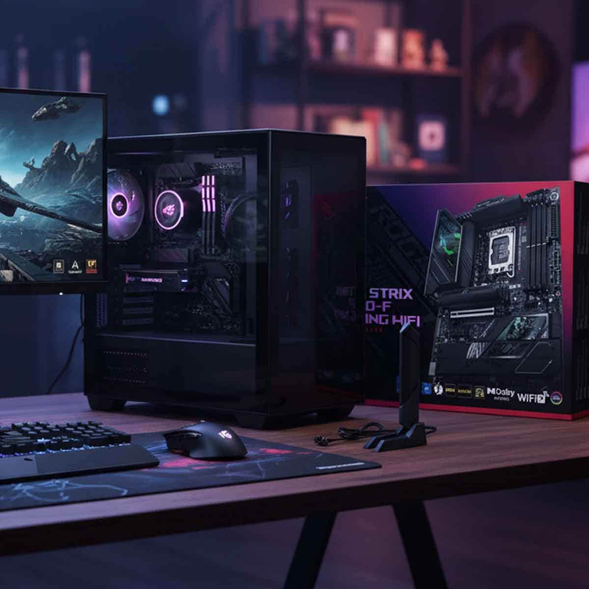 أسوس روج ستريكس Z890-F واي فاي لوحة أم للألعاب