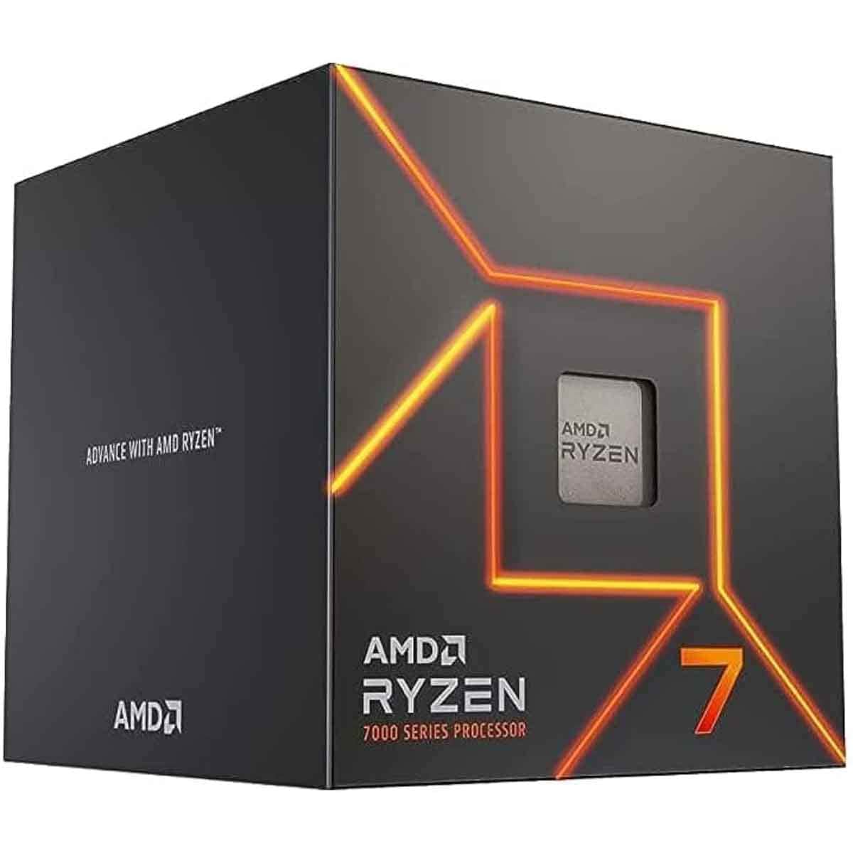 إيه إم دي رايزن 7 7700 معالج بسرعة 3.8GHz بعدد 8 أنوية و16 خيط معالجة وذاكرة 32MB