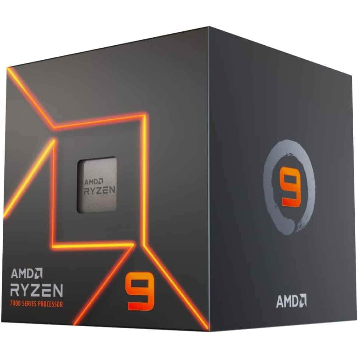 إيه إم دي رايزن 9 7900 معالج بسرعة 3.7GHz بعدد 12 نواة و24 خيط معالجة وذاكرة 76MB