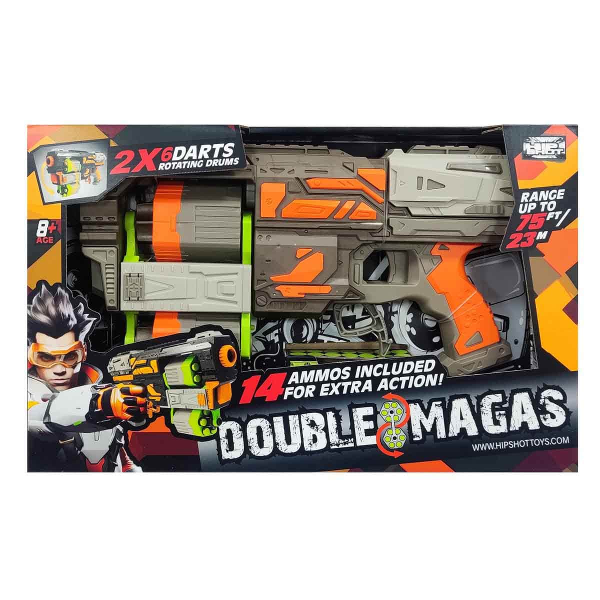 Hip Shot FJ9008 Soft Bullet Gun Toy Boys, 8-10 Years