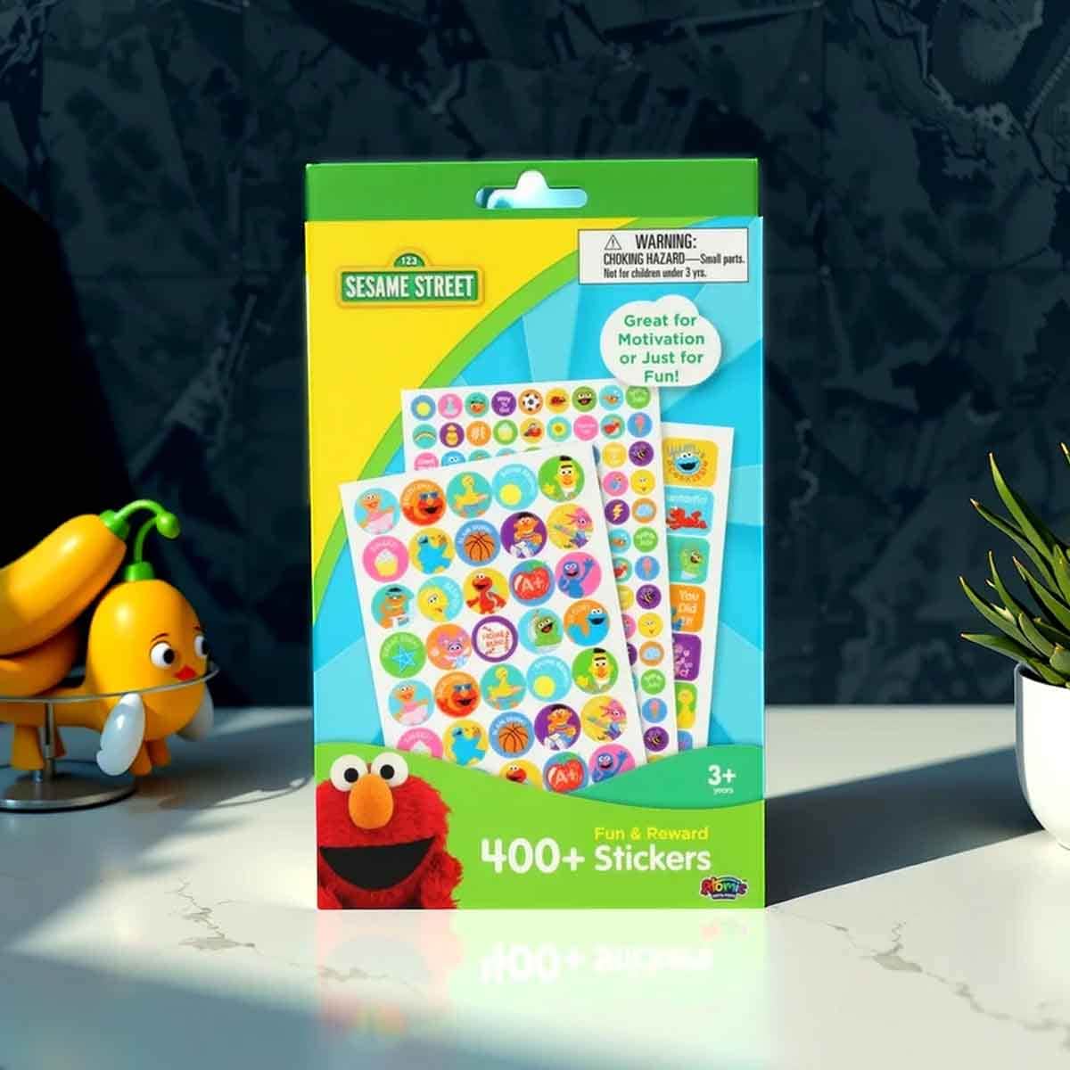 Sesame Street Fun & Reward 400+ Stickers Unisex, 3-4 Years