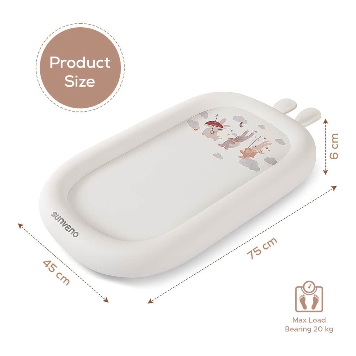 Sunveno White Newborn Baby Nest