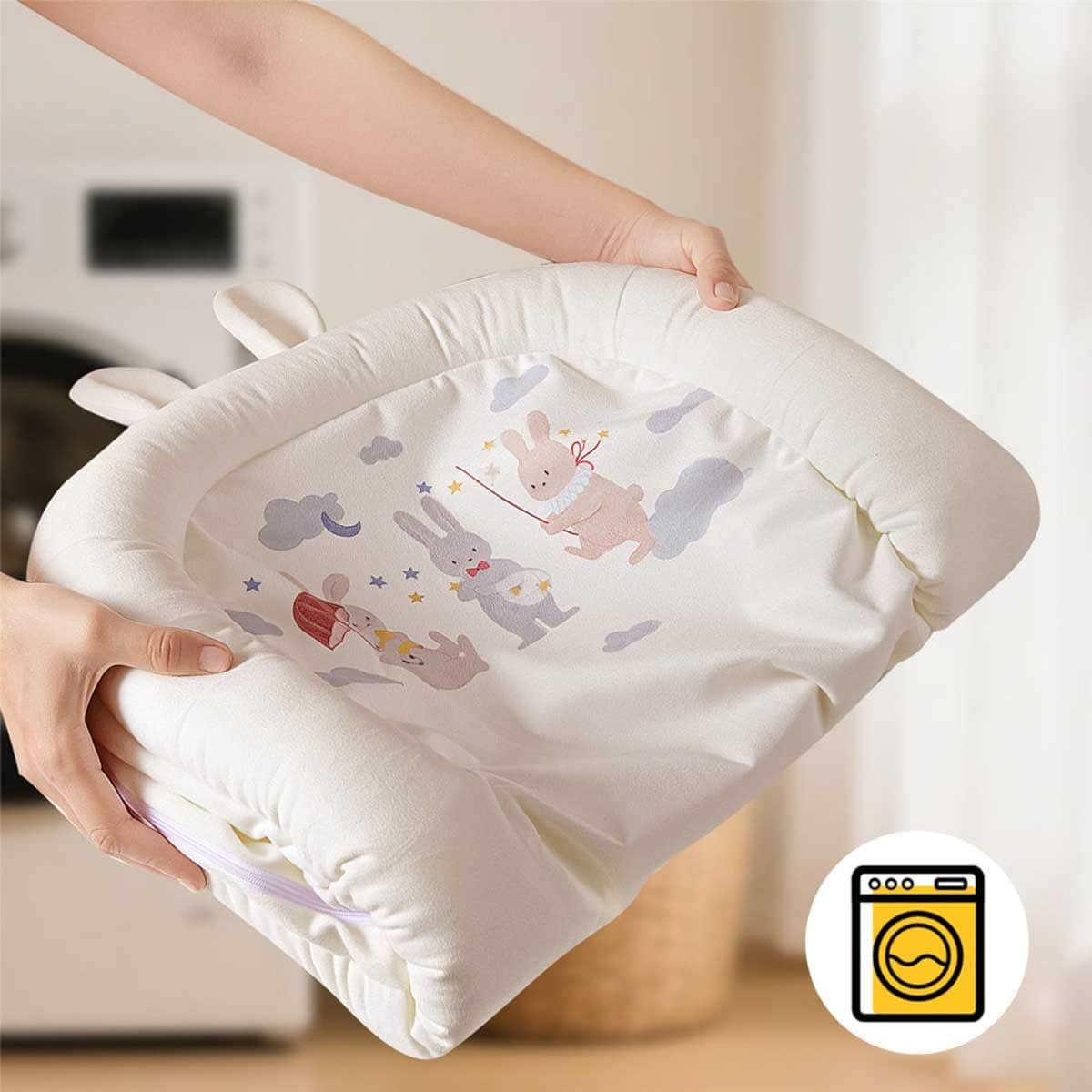 Sunveno White Newborn Baby Nest