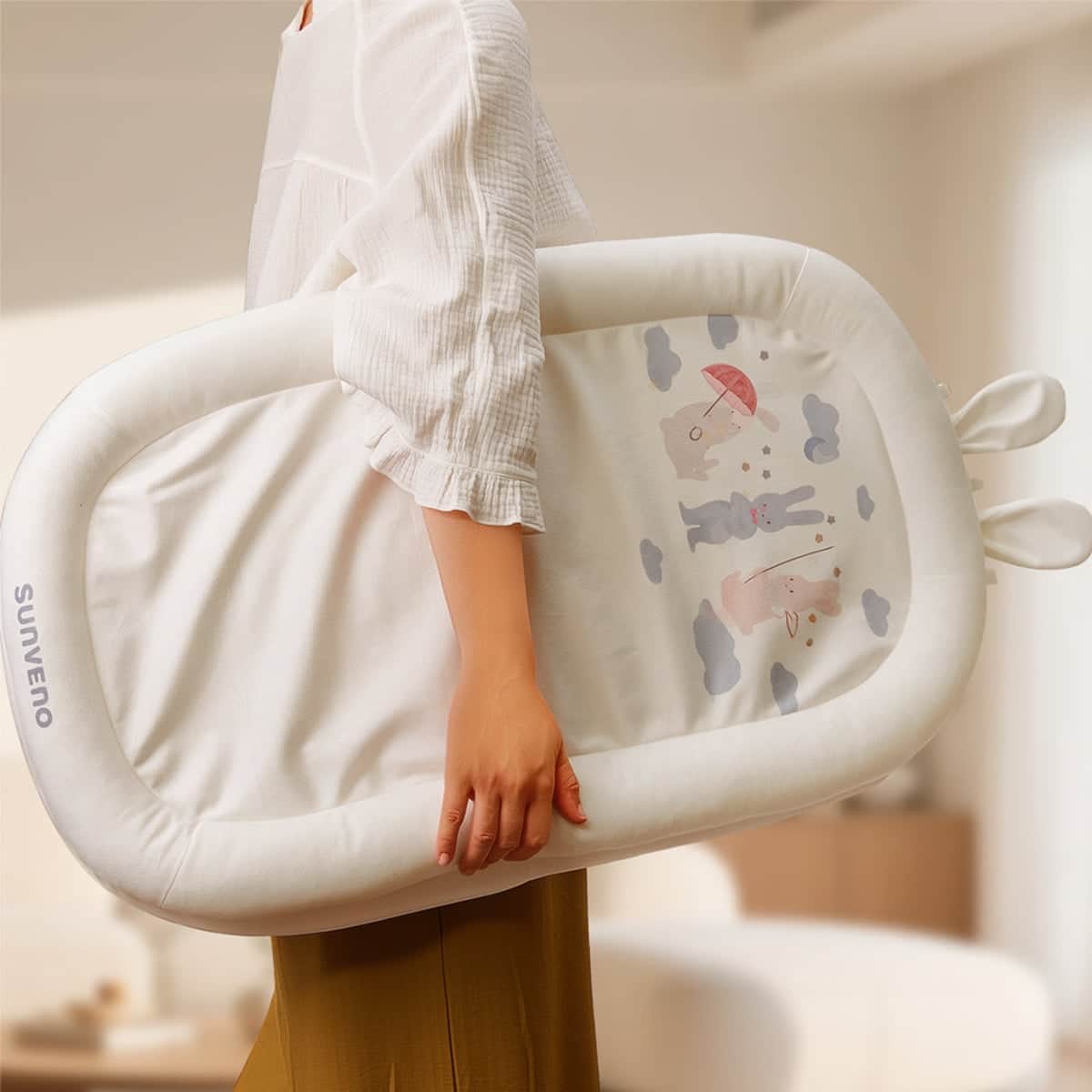 Sunveno White Newborn Baby Nest