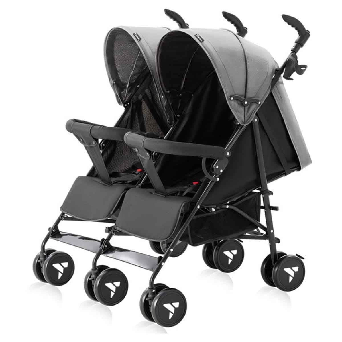 Teknum Black Twin Fellow Stroller