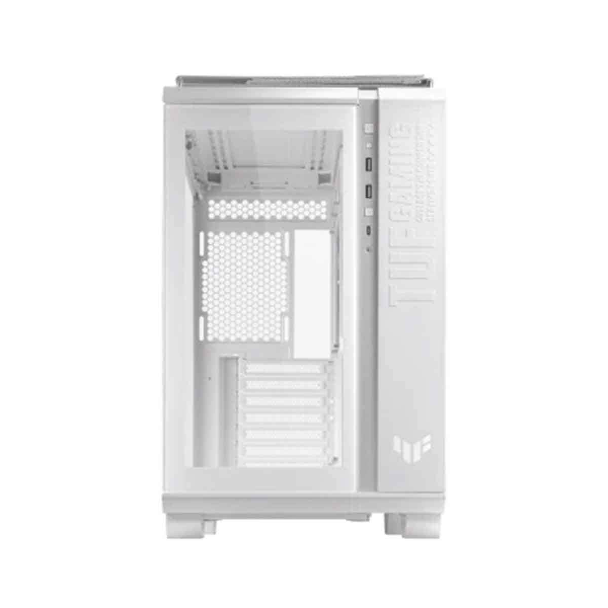 Asus White TUF Gaming GT502 Horizon TG ARGB Mid-Tower Gaming PC Case