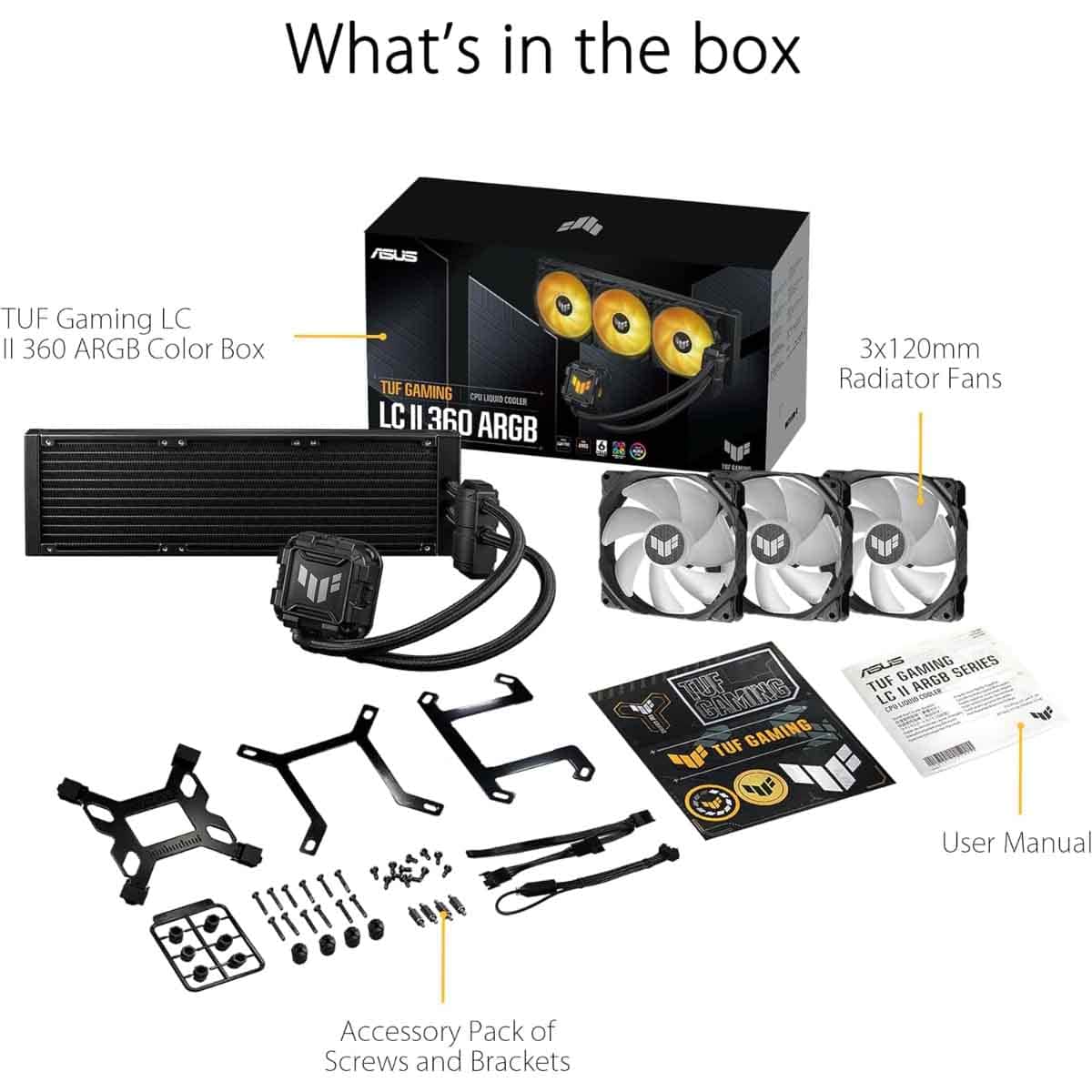 Asus TUF Gaming LC II 360 ARGB Liquid CPU Cooler