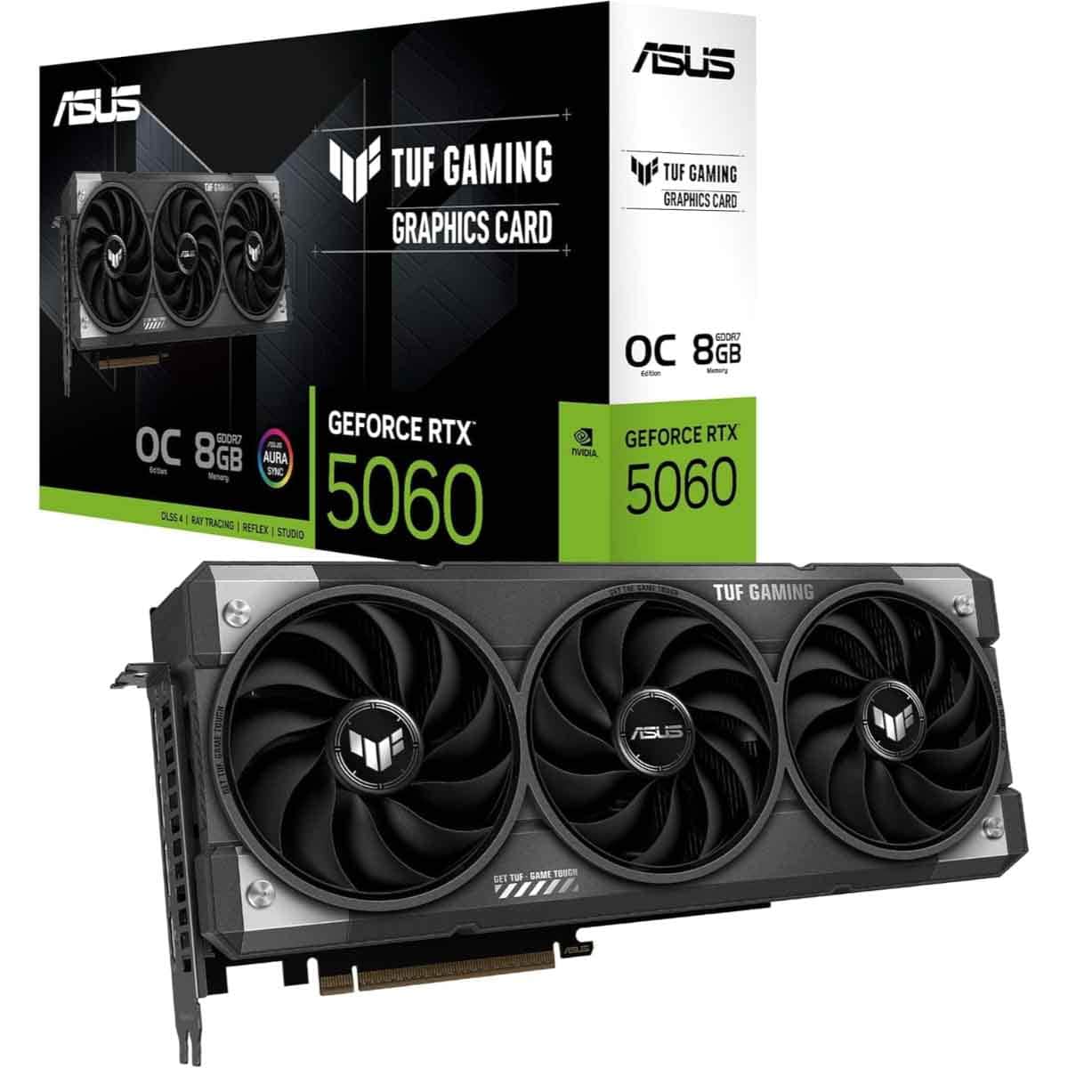 Asus TUF RTX 5060 OC 8GB Graphics Card