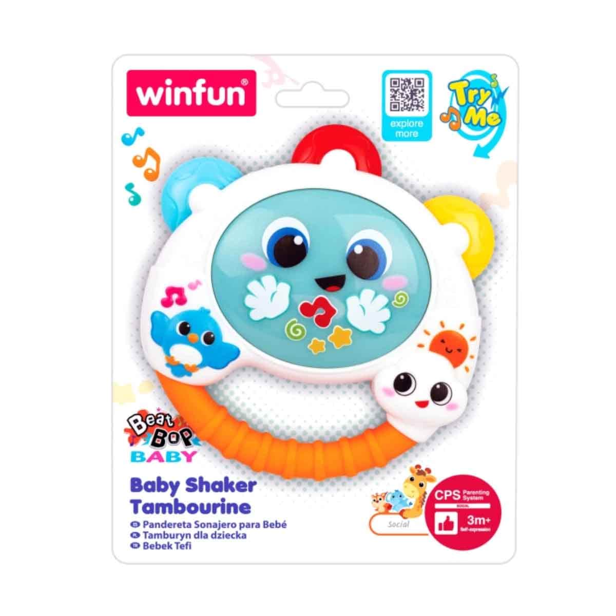 Winfun Baby Shaker Tambourine Toddler, 0-2 Years