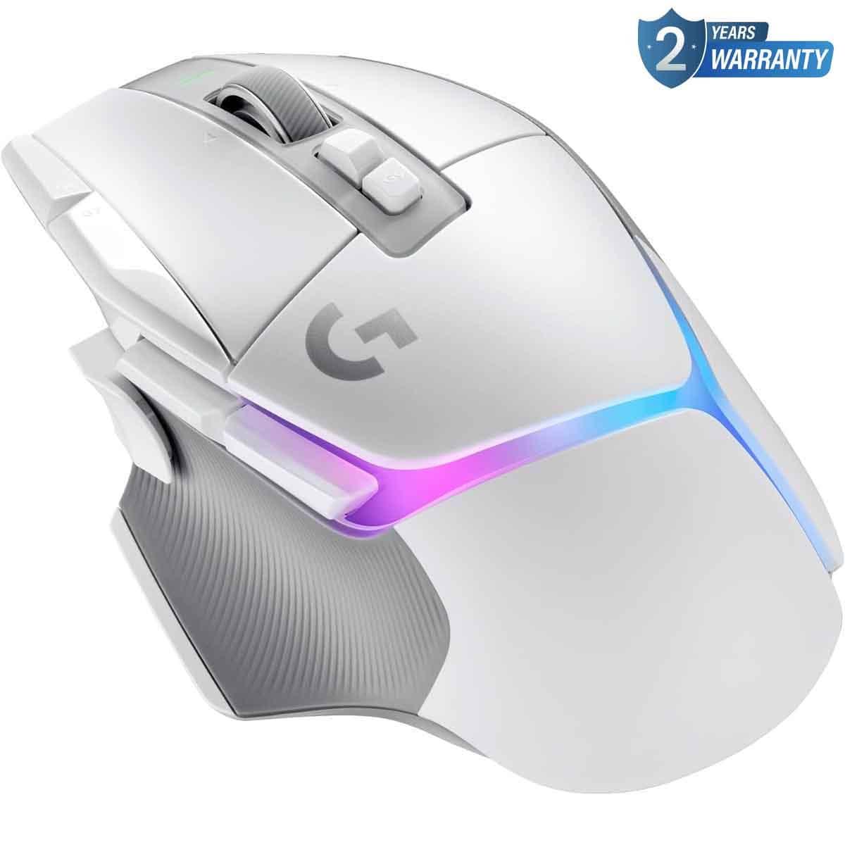 Logitech White G502 X Plus Lightspeed Wireless Gaming Mouse