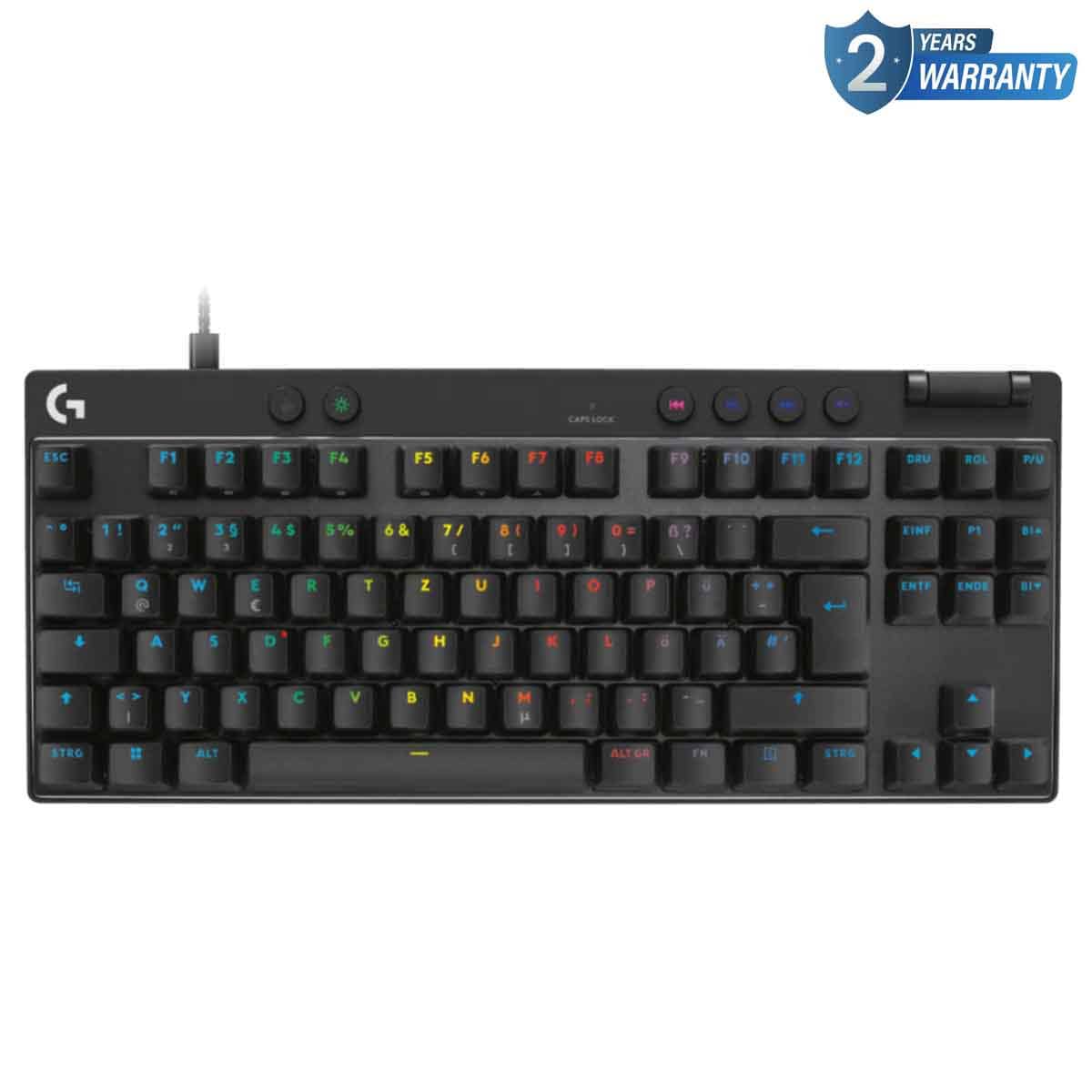 Logitech G Pro X TKL Rapid Wired Gaming Keyboard