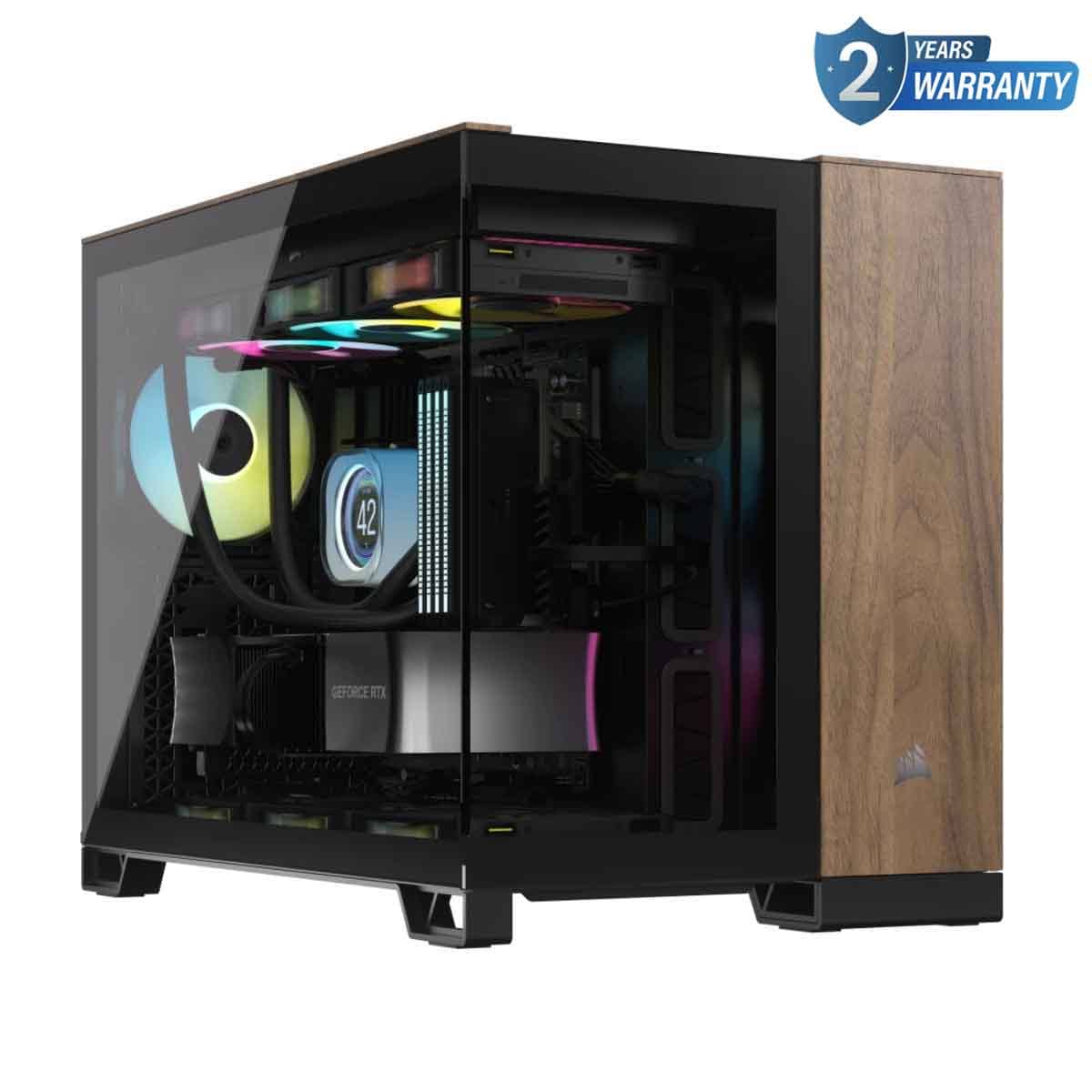 Corsair 2500X Small-Tower Micro-ATX Dual Chamber Gaming PC Case