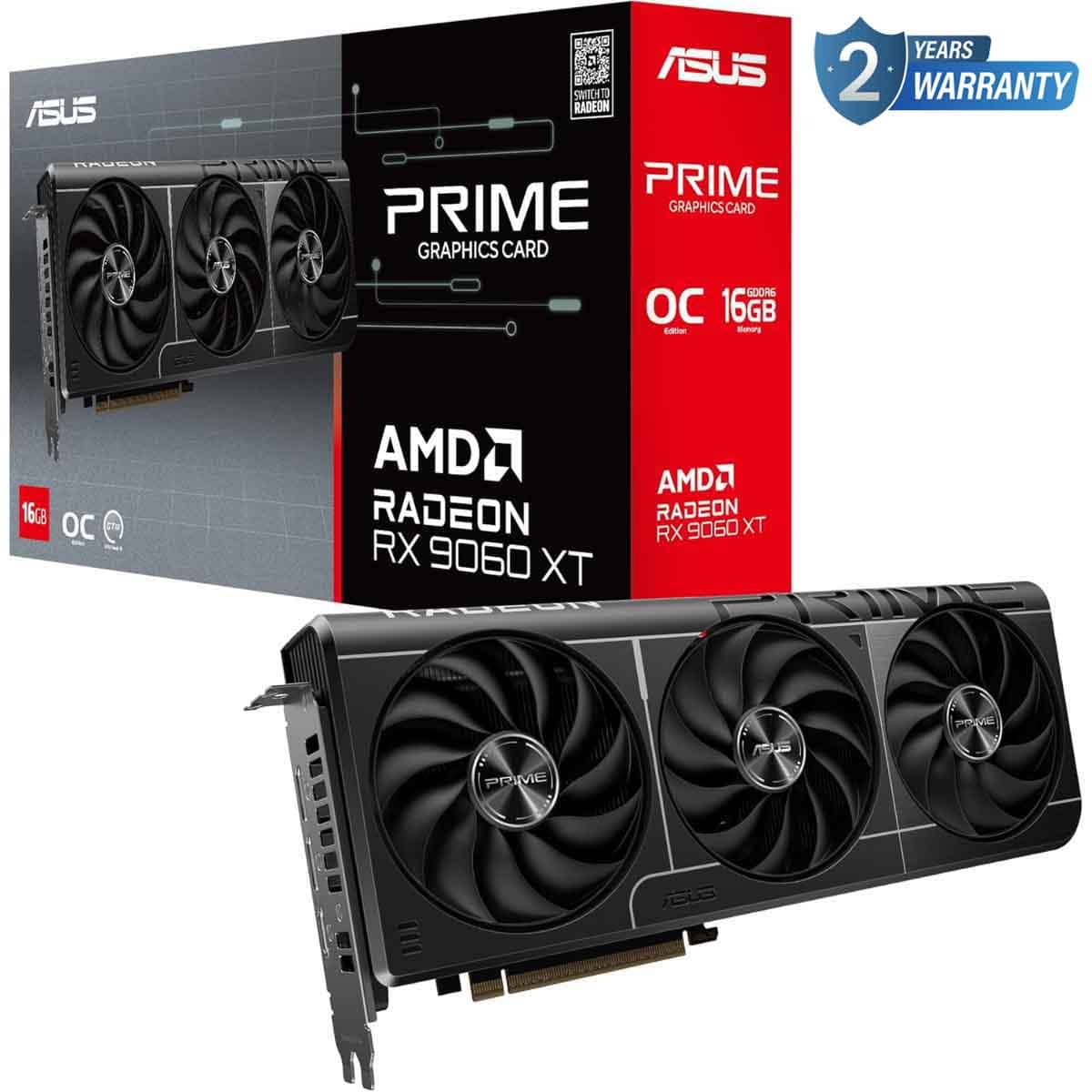 Asus Prime RX 9060 XT OC 16GB Graphics Card