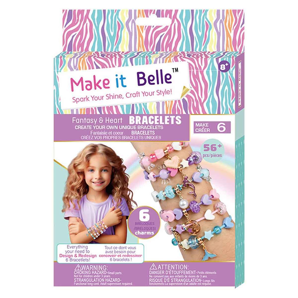 Make It Belle Bling & Bauble DIY Bracelets Girls, 8-10 Years