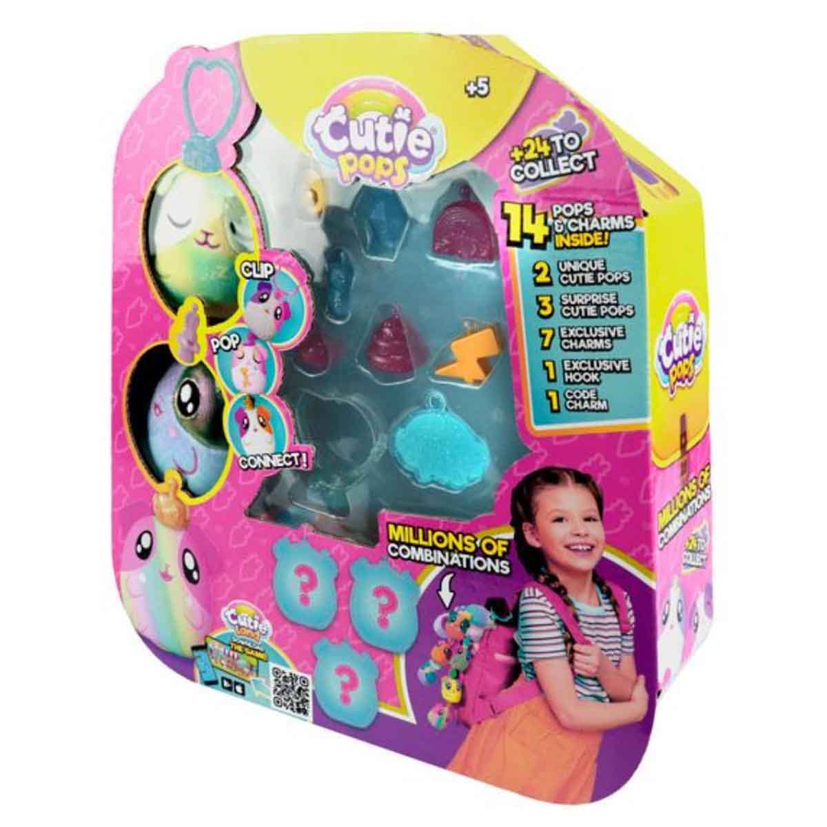 Cutie Pops Assorted 5-Cuties Blind Pack Unisex, 5-7 Years