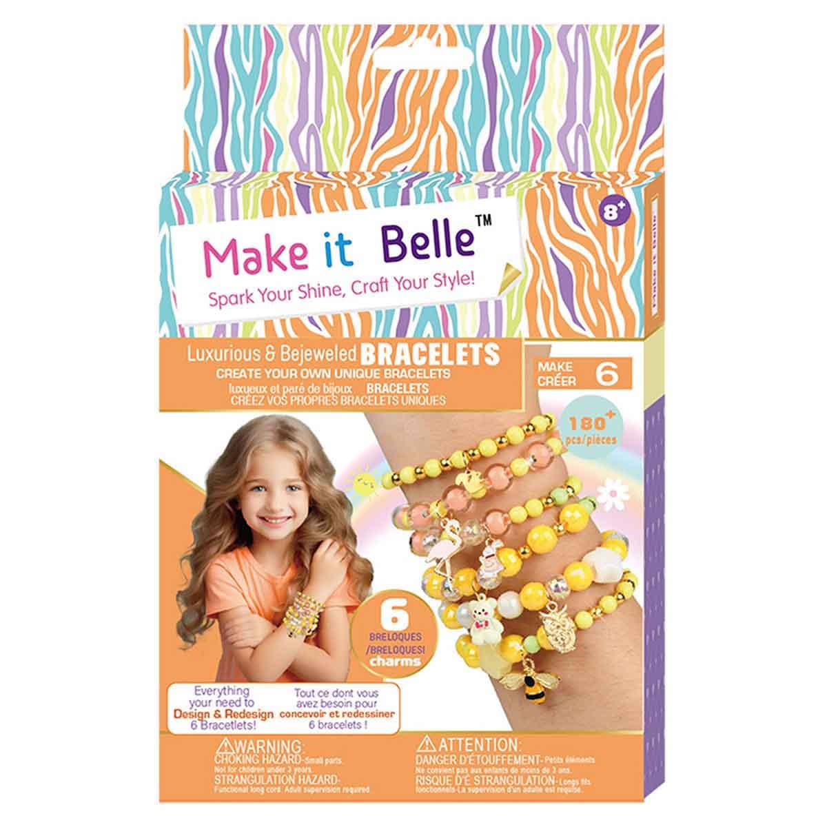 Make It Belle Luxurious & Bejeweled DIY Bracelets Girls, 8-10 Years