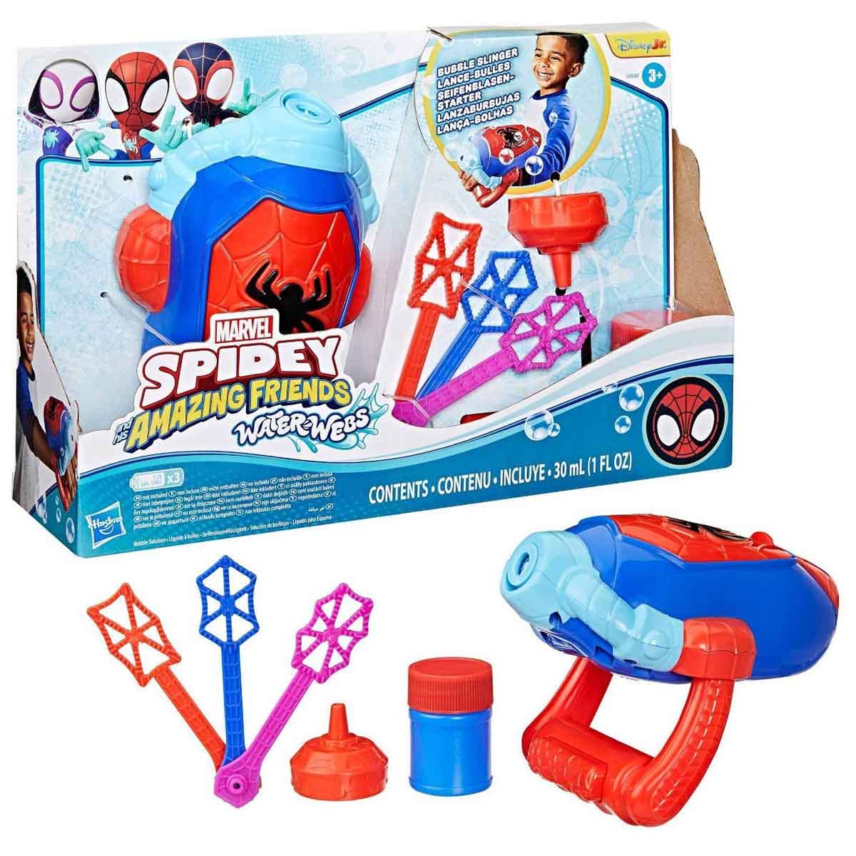 Spidey & His Amazing Friends Bubble Slinger Water Blaster Unisex, 3-4 Years