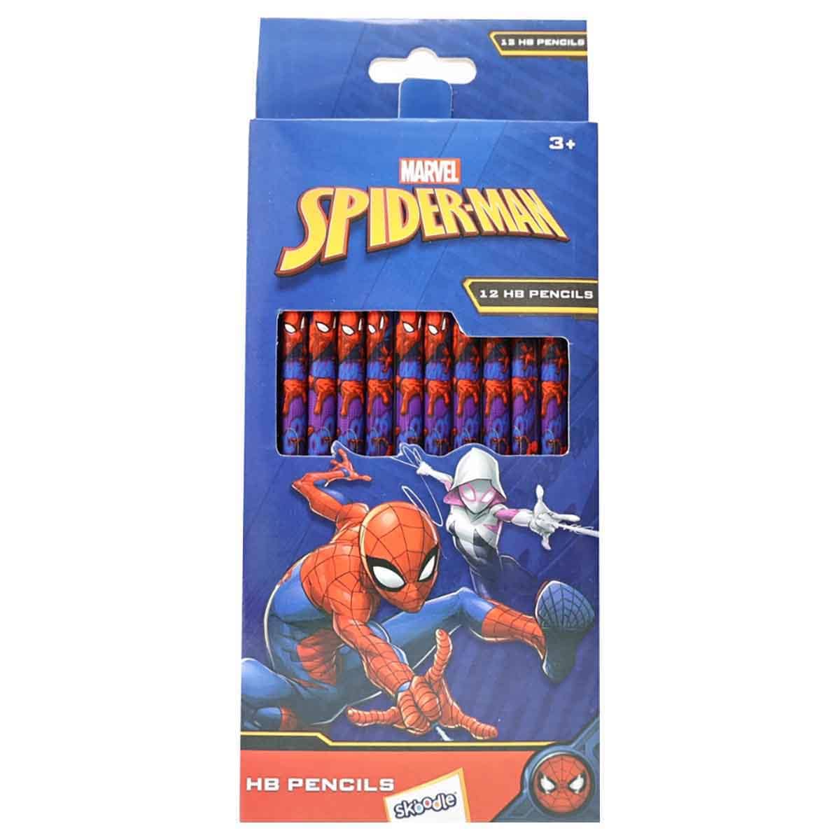 Spider-Man 12 HB Pencils Unisex, 3-4 Years