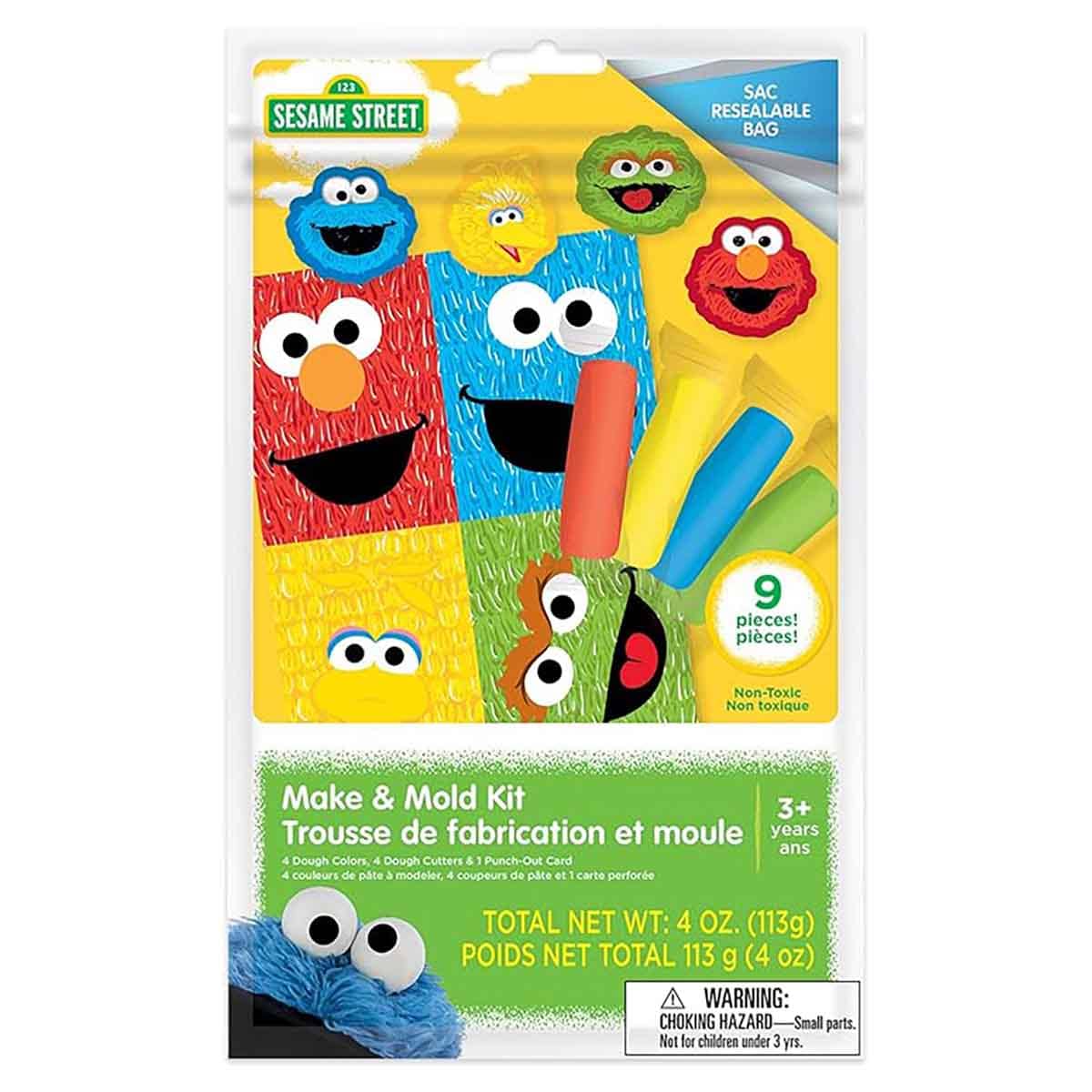 Sesame Street Make & Mold Kit Unisex, 3-4 Years