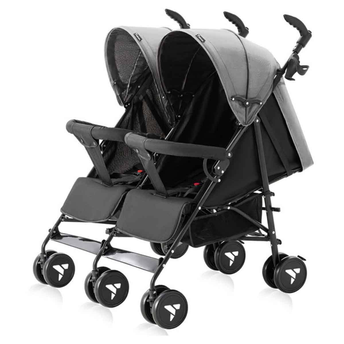 Teknum Black Twin Fellow Stroller