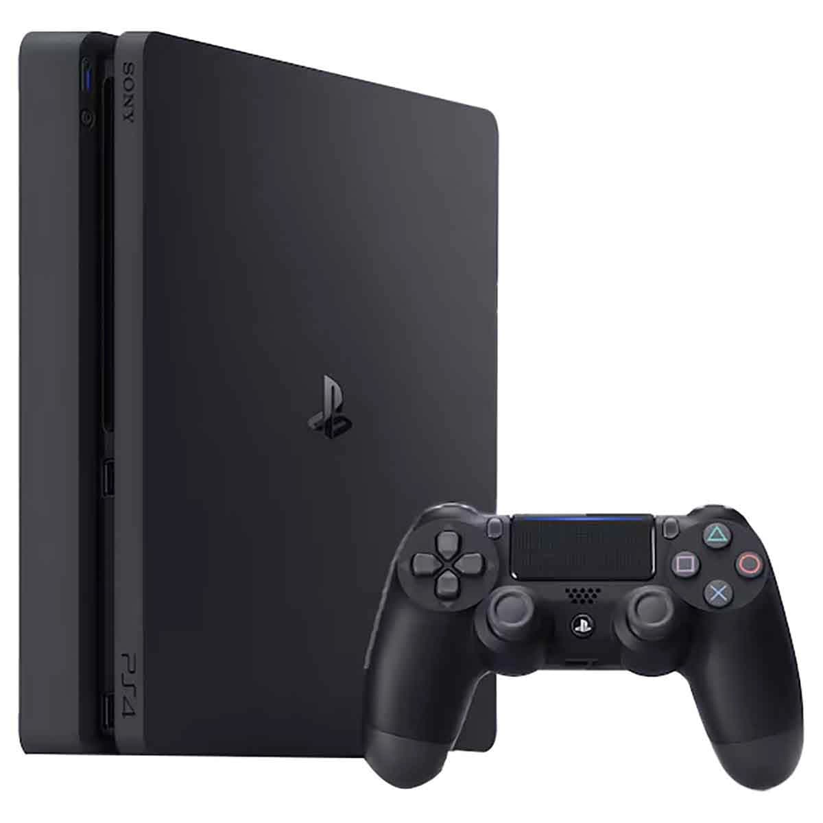 Sony PlayStation 4 Slim 500GB Console with Controller Jet Black