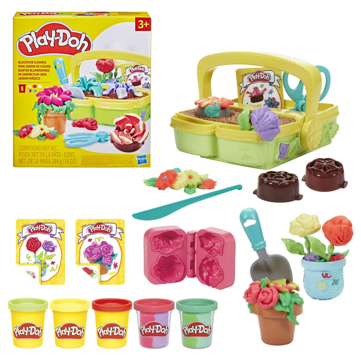 Play-Doh Blooming Flowers Playset Unisex, 3-4 Years