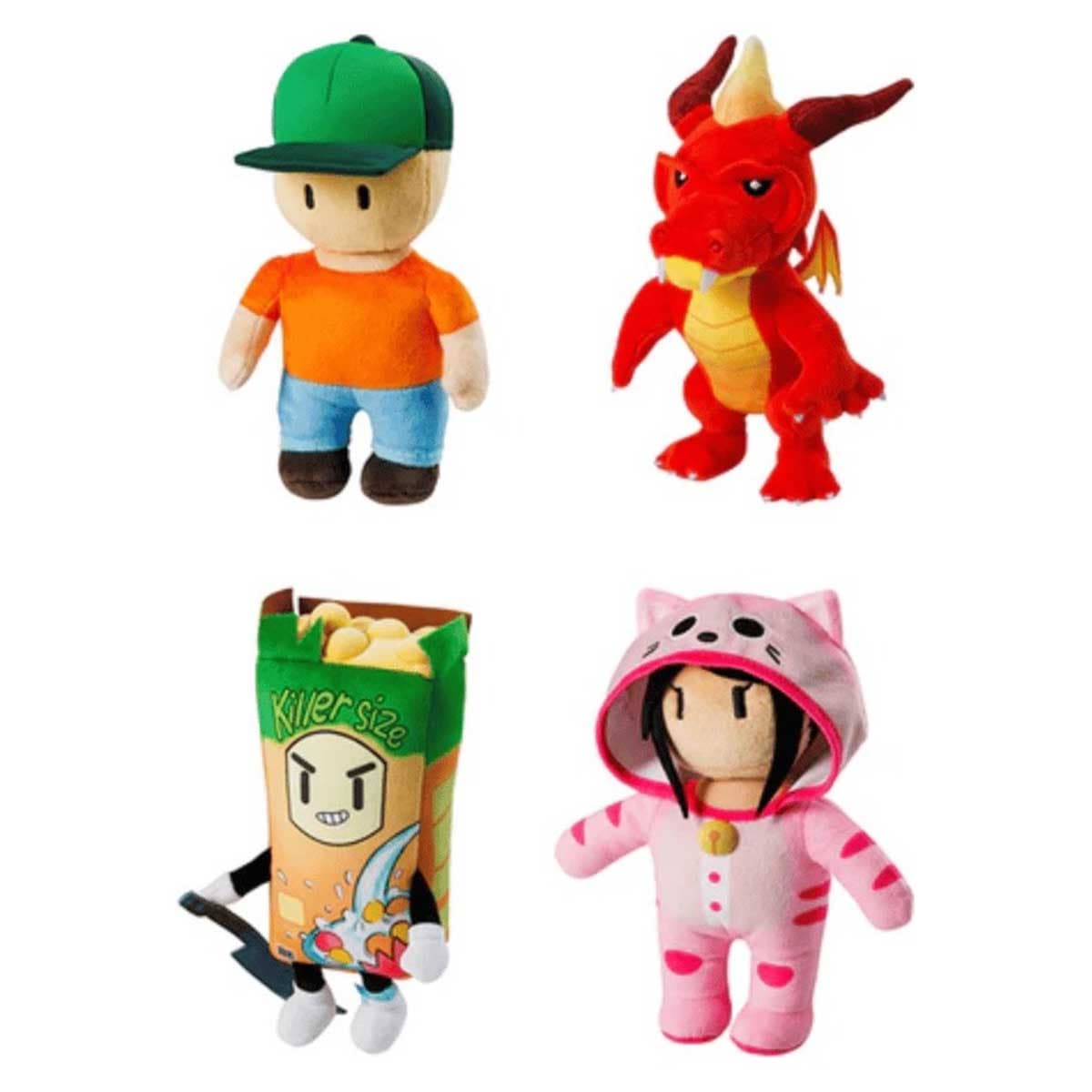 Stumble Guys 8″ Assorted Plush Buddies Figure Unisex, 5-7 Years