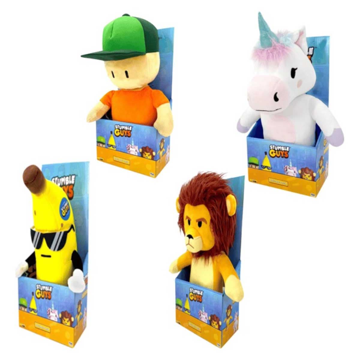Stumble Guys 12″ Assorted Huggable Plush Figure Unisex