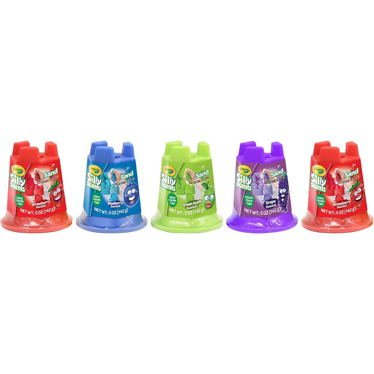 Crayola 5-Piece 5oz Sand Set Unisex, 3-4 Years