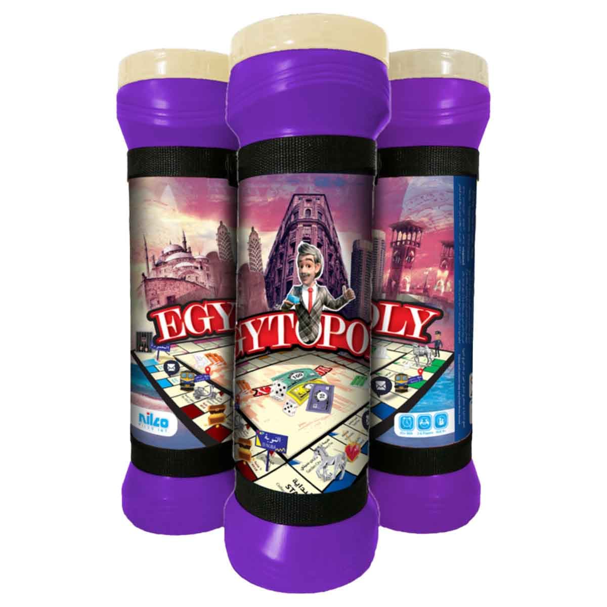 Nilco Cylinder Egytopoly Game Unisex, 8-10 Years