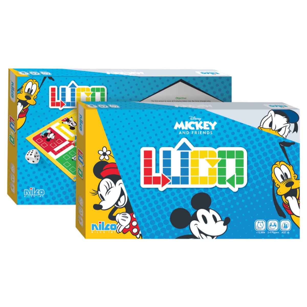 Nilco Disney Mickey & Friends Ludo Game Unisex, 5-7 Years