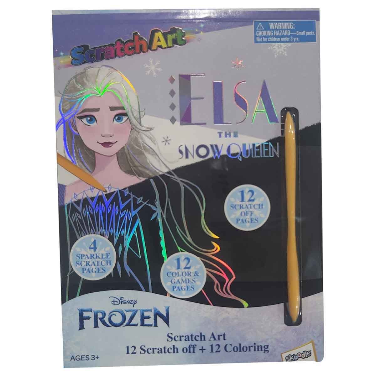 Disney Frozen Scratch Art Kit Unisex, 3-4 Years