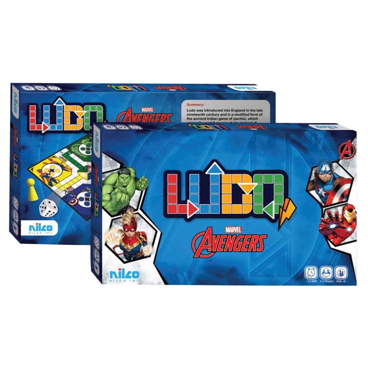 Nilco Marvel Avengers Ludo Game Unisex, 5-7 Years