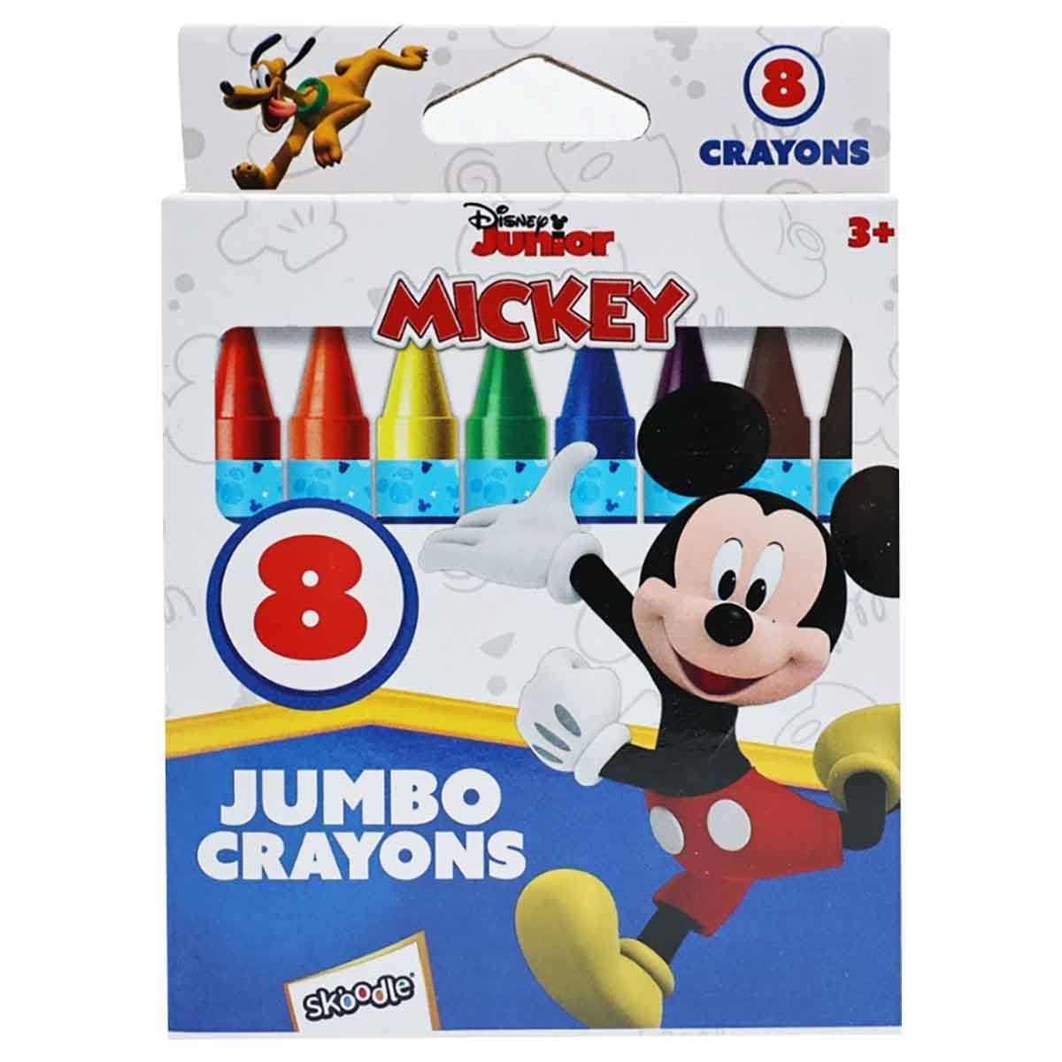 Disney Junior 8-Colours Jumbo Crayons Unisex, 3-4 Years
