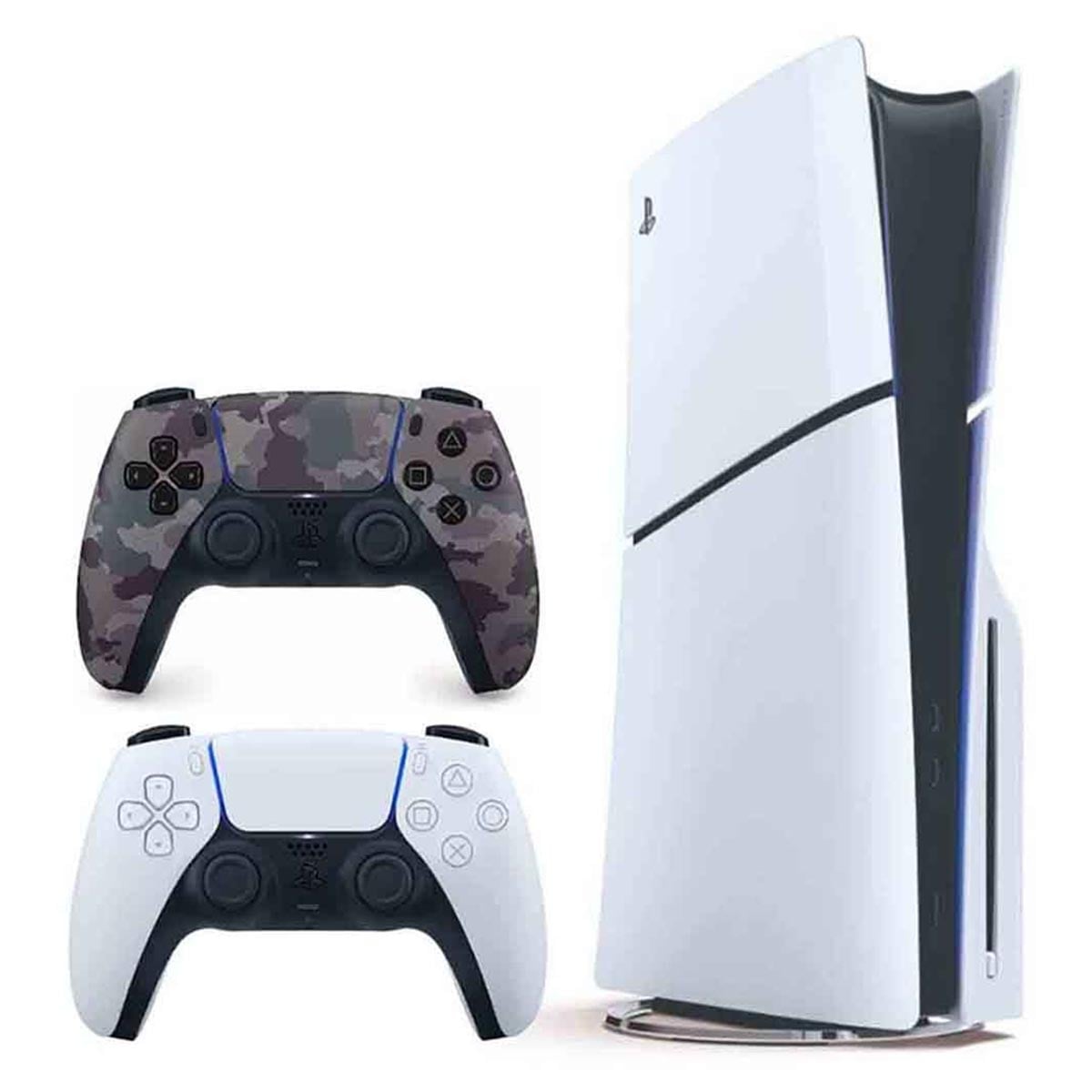 Sony PlayStation 5 Slim Disc Console with 2 Controllers