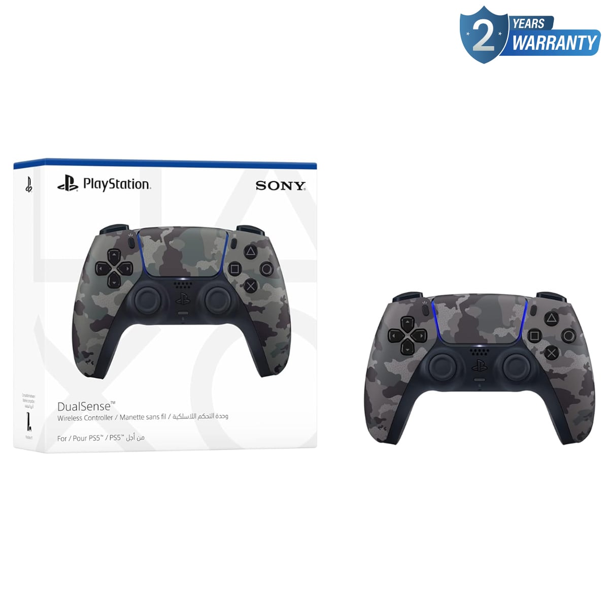Sony DualSense Wireless Controller for PlayStation 5 - Grey Camouflage