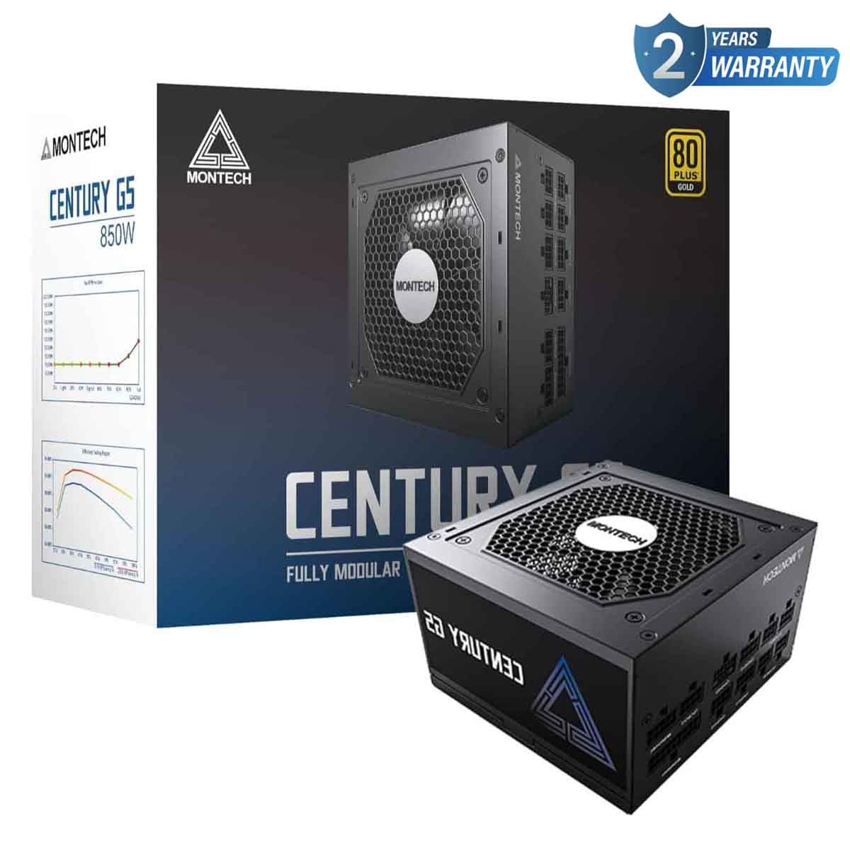 مونتيك مزود طاقة Century G5 850W ذهبي