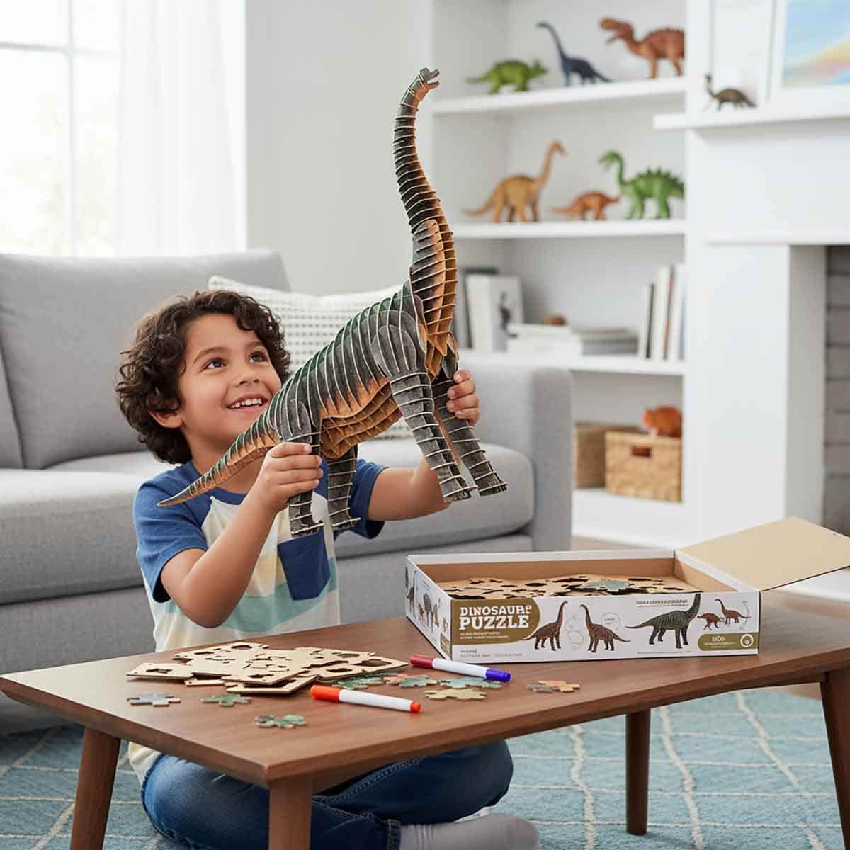 Educa Brachiosaurus 3D Creature Puzzle Unisex, 5-7 Years