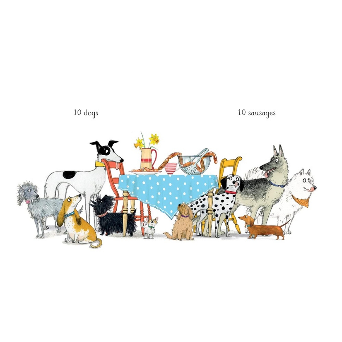 10 Dogs: A funny furry counting book by Emily Gravett - 11 May 2023