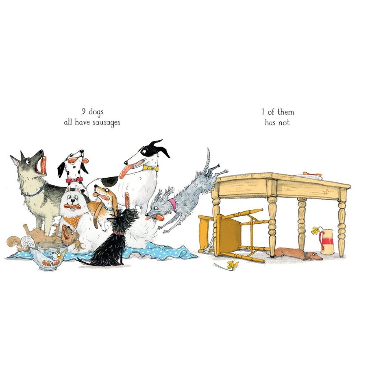 10 Dogs: A funny furry counting book by Emily Gravett - 11 May 2023