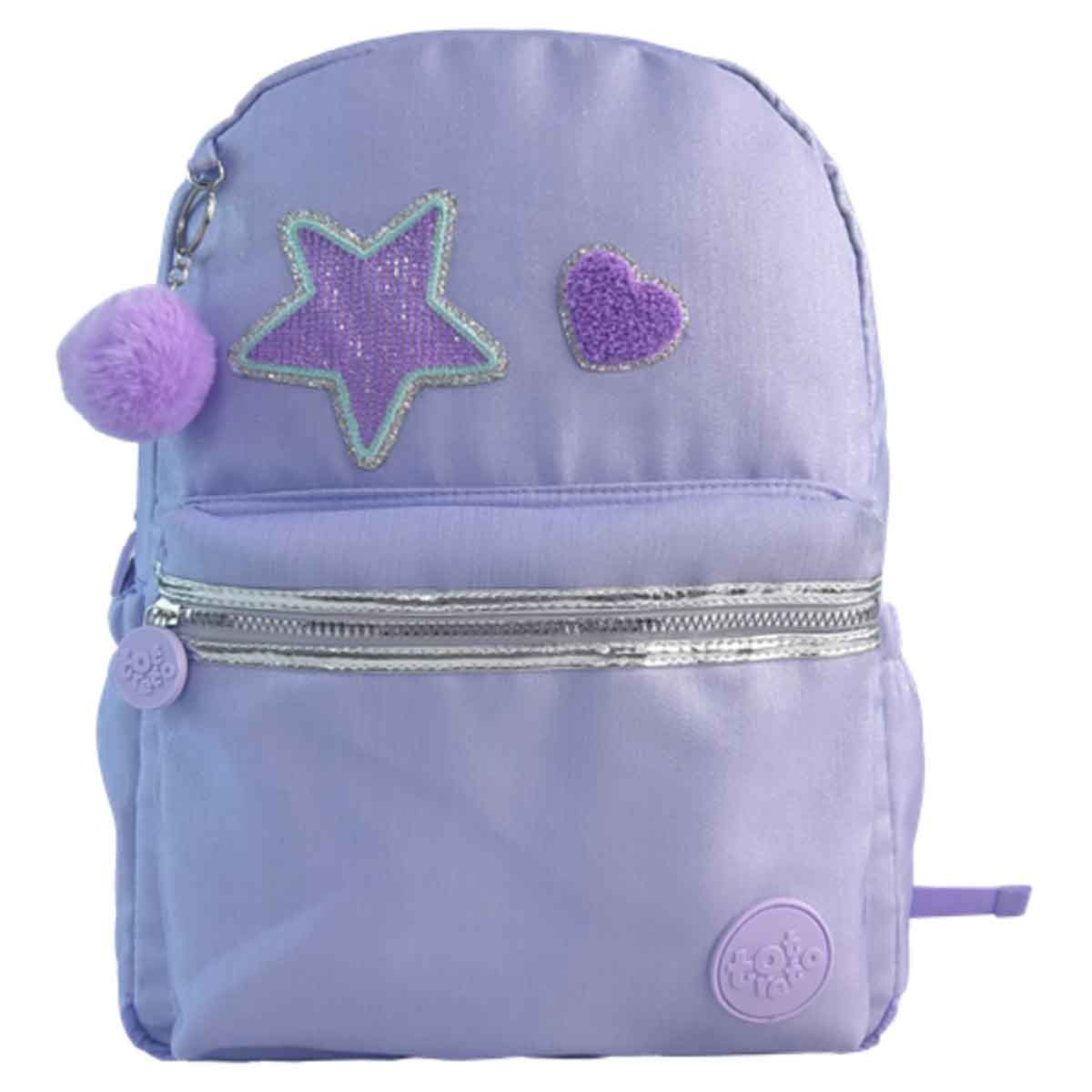 حقيبة ظهر مدرسية أنيقة وخفيفة الوزن مقاس 17 انش