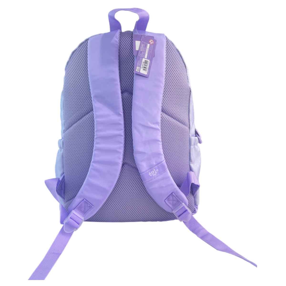 حقيبة ظهر مدرسية أنيقة وخفيفة الوزن مقاس 17 انش