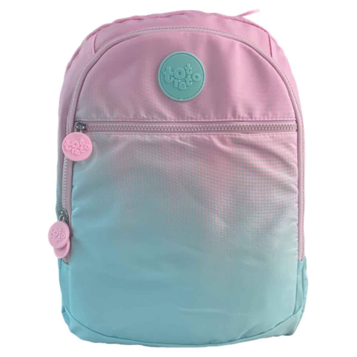 حقيبة ظهر مدرسية واسعة وخفيفة الوزن وسهلة الحمل مقاس 18 انش