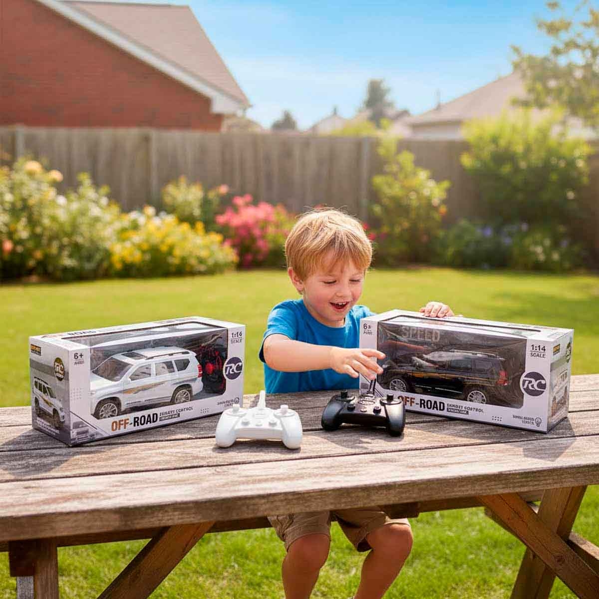 يانغ لي مي سيارة تحكم عن بعد منوعة بمقياس 1:16 موديل LM258-19 للجنسين، من عمر 5-7 سنوات