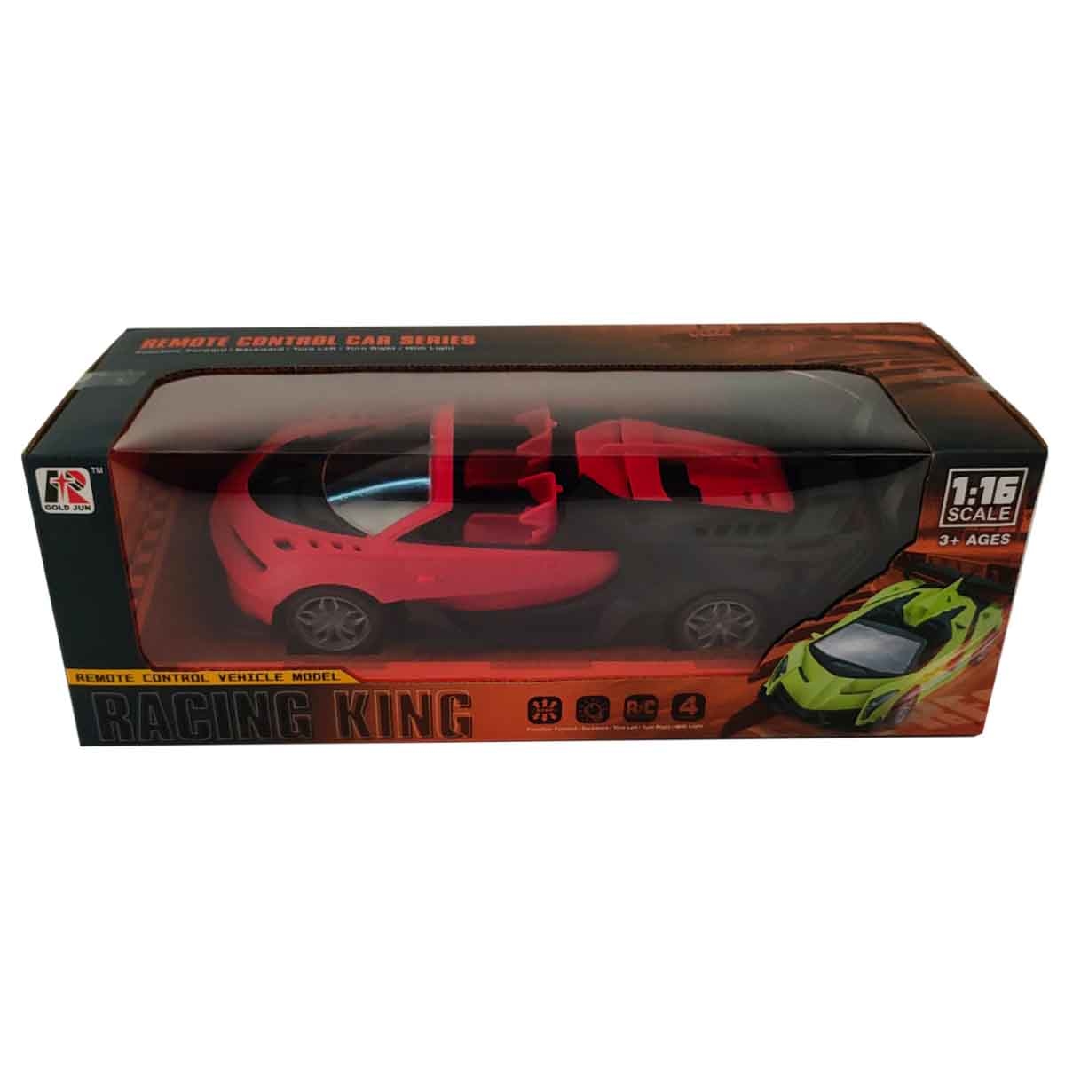 جولد جون سيارة 1:16 بالتحكم عن بعد متنوعة للأولاد، من عمر 3 إلى 4 سنوات