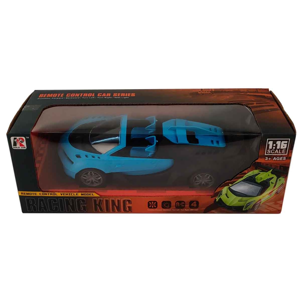 جولد جون سيارة 1:16 بالتحكم عن بعد متنوعة للأولاد، من عمر 3 إلى 4 سنوات